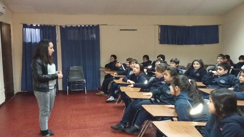 CiiCC-UST  realizó charlas a alumnos de Colegio de Maipú